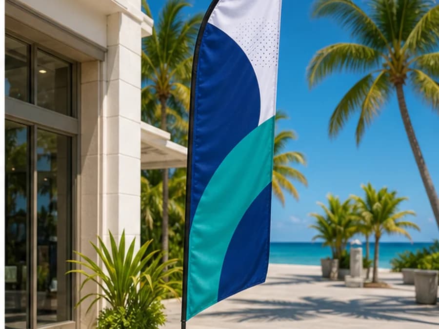 Beach flag