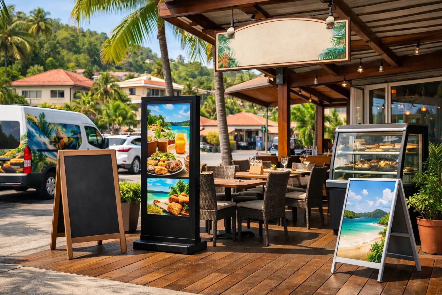 Meilleurs affichages pour terrasse restaurant