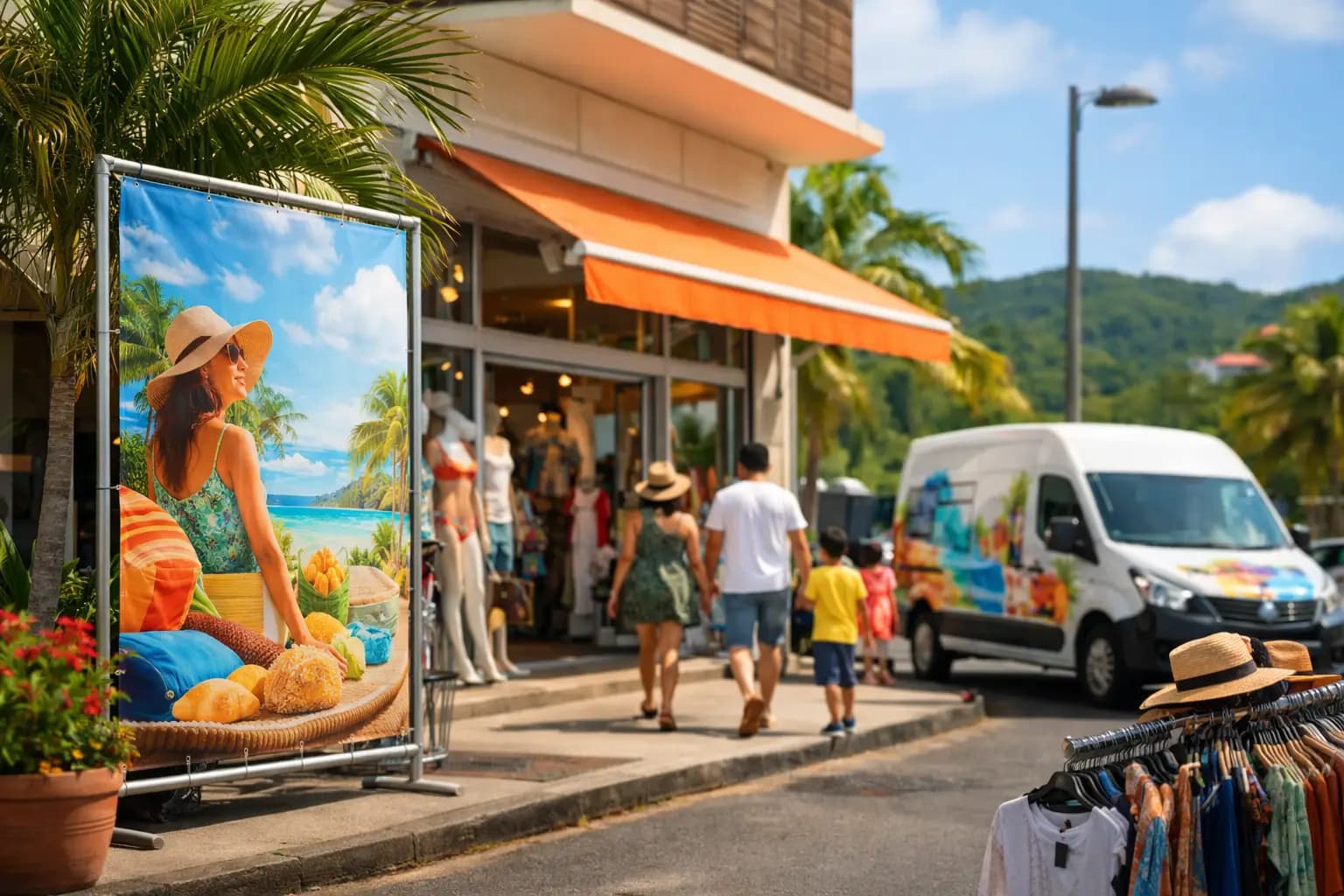 Bâche promotionnelle magasin pour attirer plus de clients