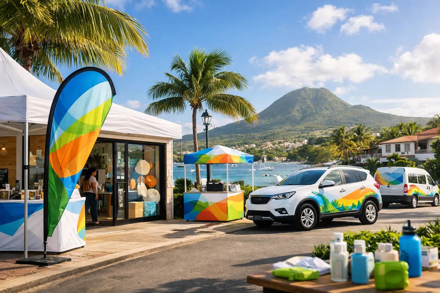 Visibilité événementielle en Martinique pour entreprises