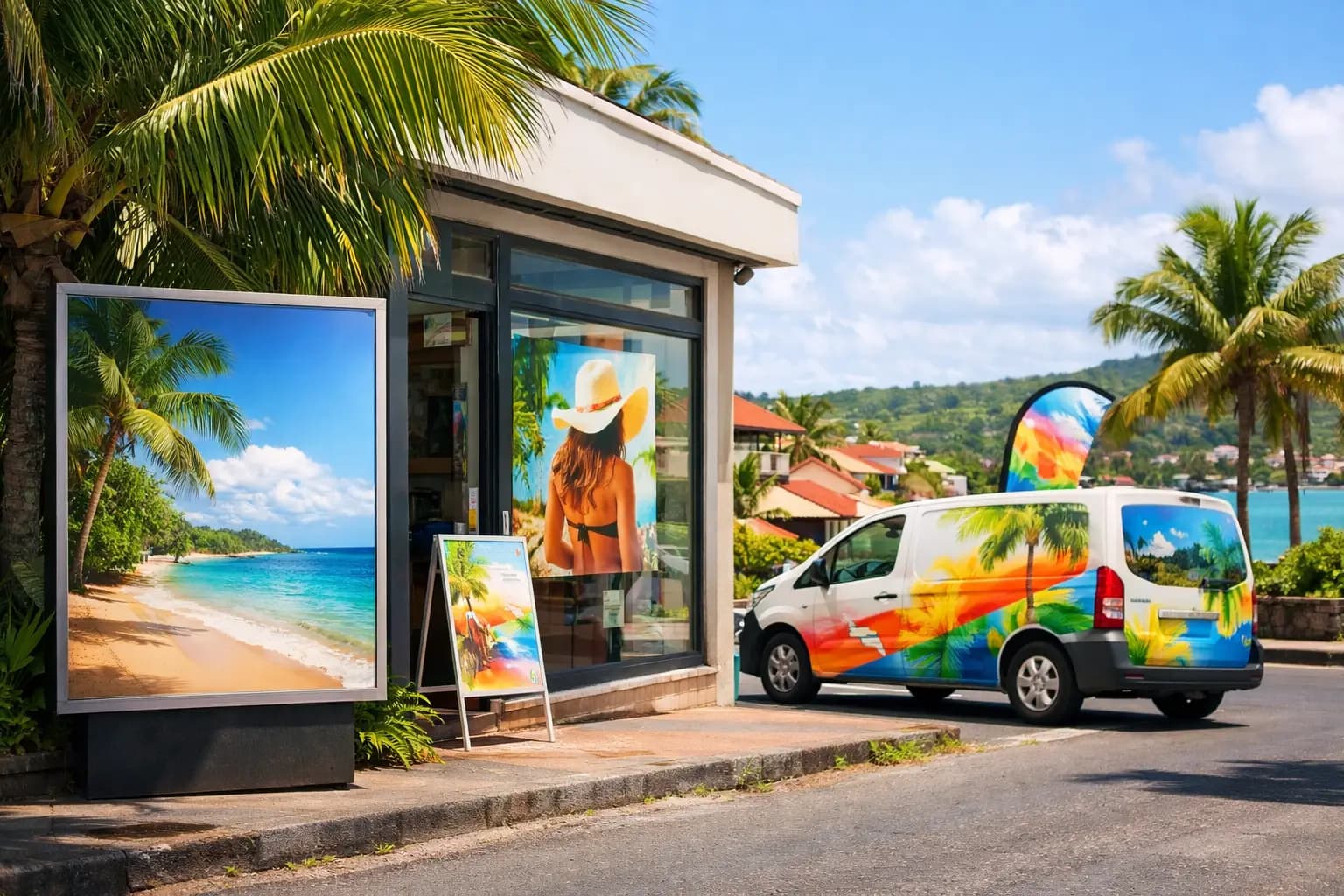 Impression rapide de supports publicitaires