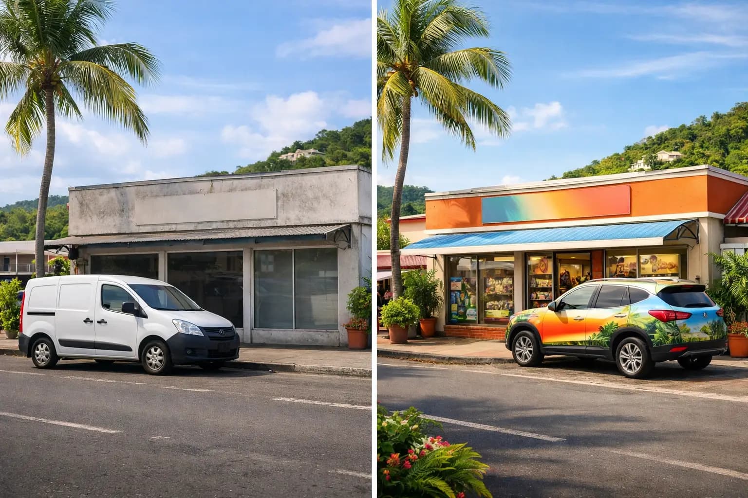 Avant/après vitrine : transformer une devanture de magasin