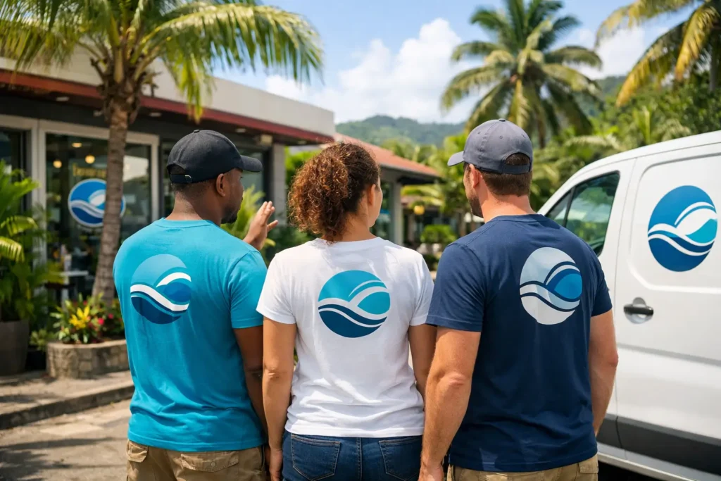 T-shirt personnalisé entreprise en Martinique : boostez votre visibilité professionnelle