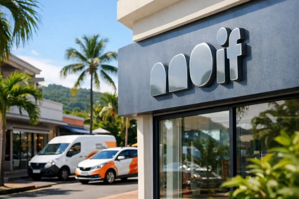 Lettres relief façade commerce - le bon choix